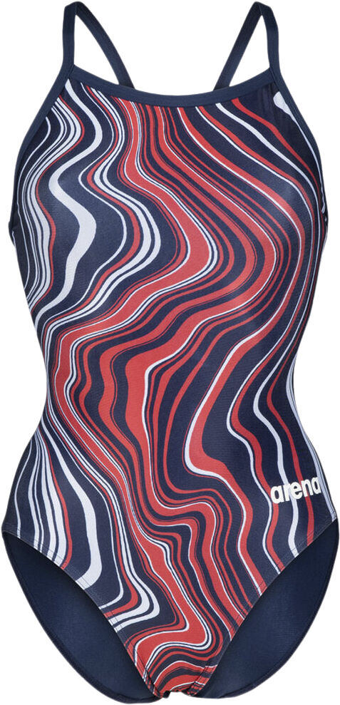 Lightdrop Back Marbled badedragt