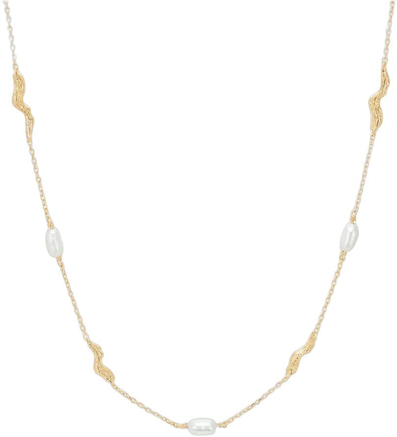 Tangled Halsk&aelig;de m. Perler - Forgyldt