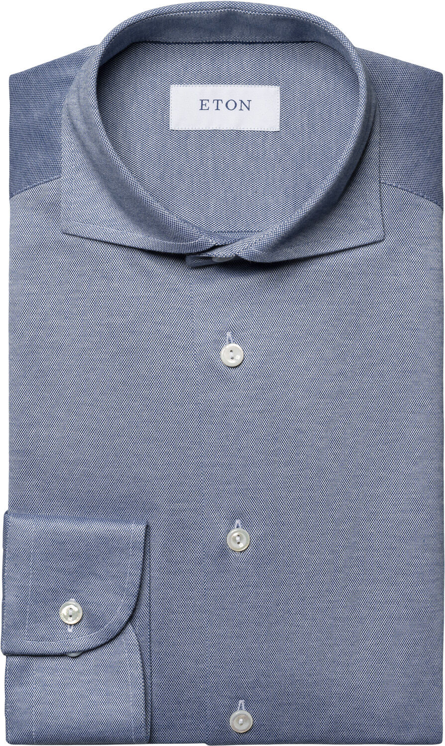 Contemporary Fit Light Green Solid Filo Di Scozia Pique Shirt