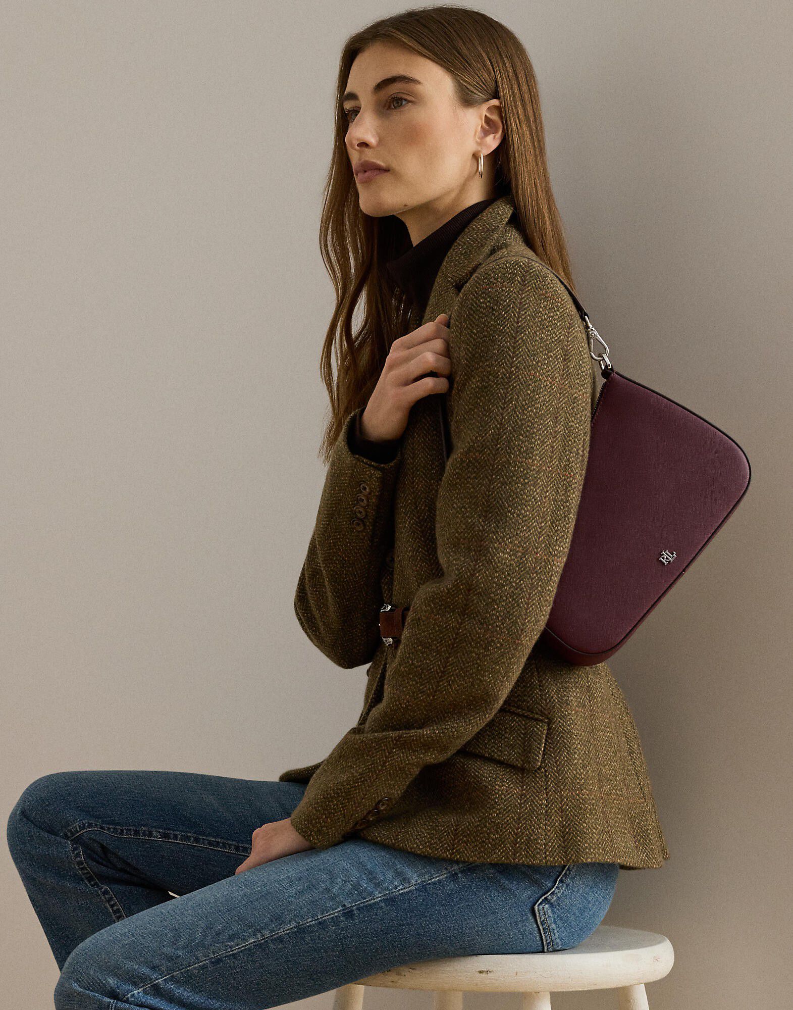 Crosshatch Leather Medium Danni Bag