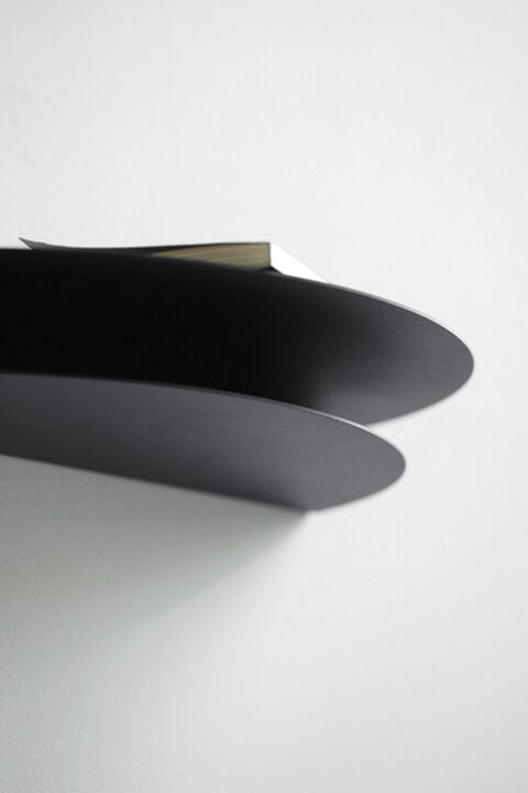 Half Moon Shelf: Warm Grey: Small