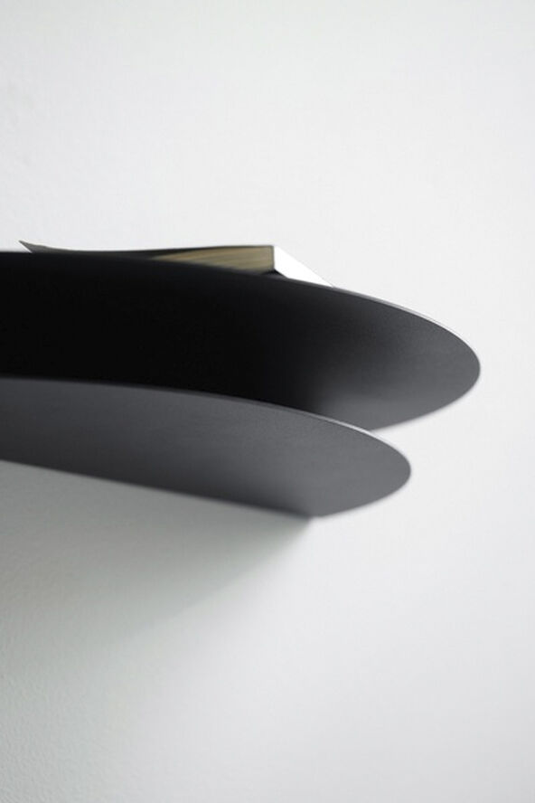 Half Moon Shelf: Warm Grey: Small