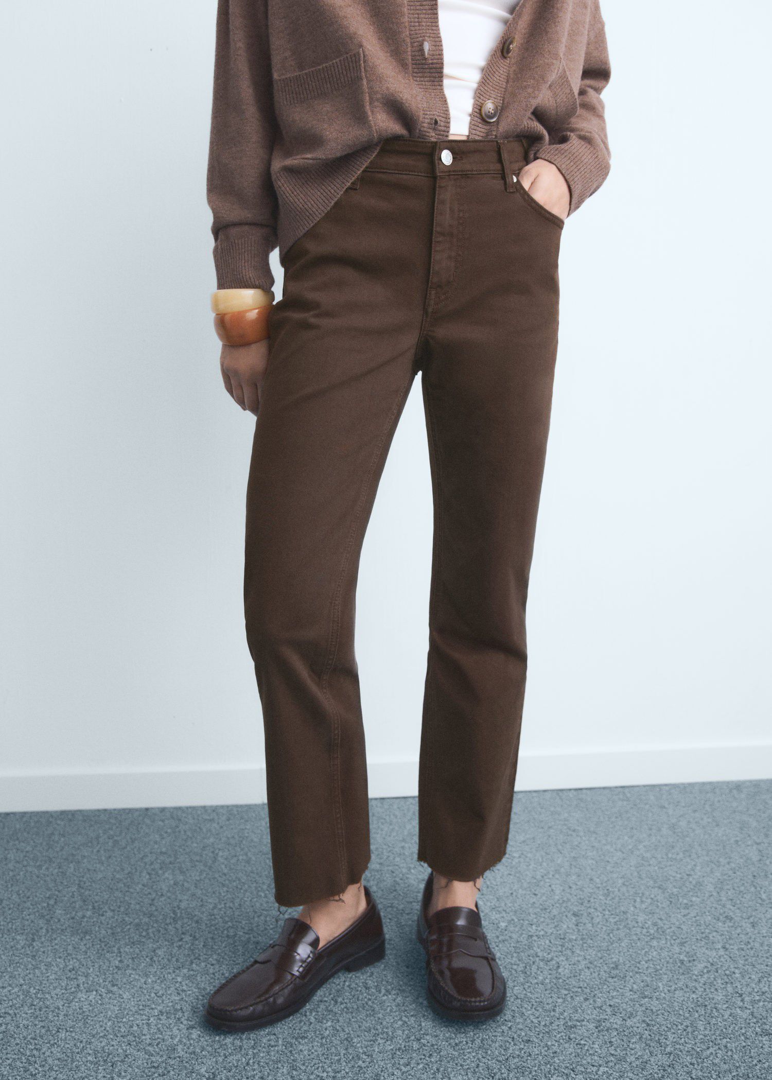 Sienna flared cropped jeans