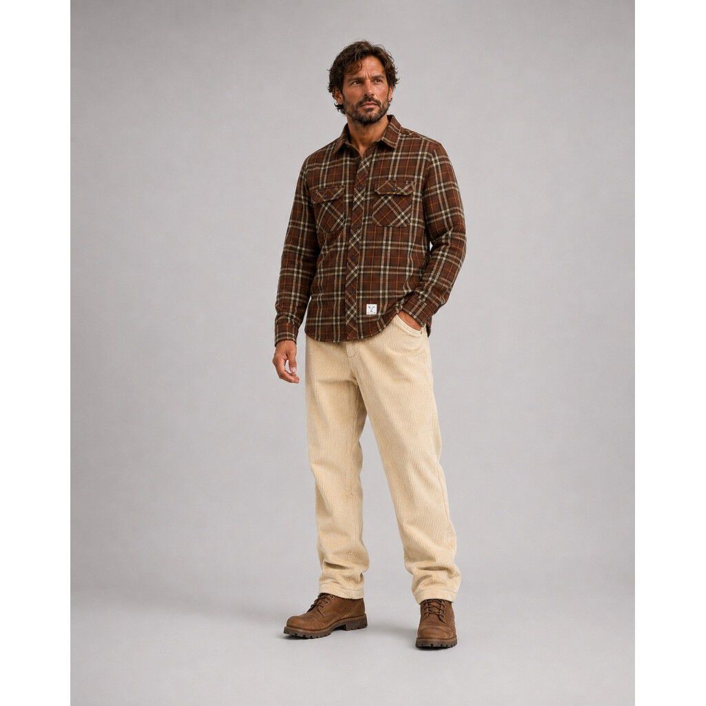 New Adrian cotton check shirt