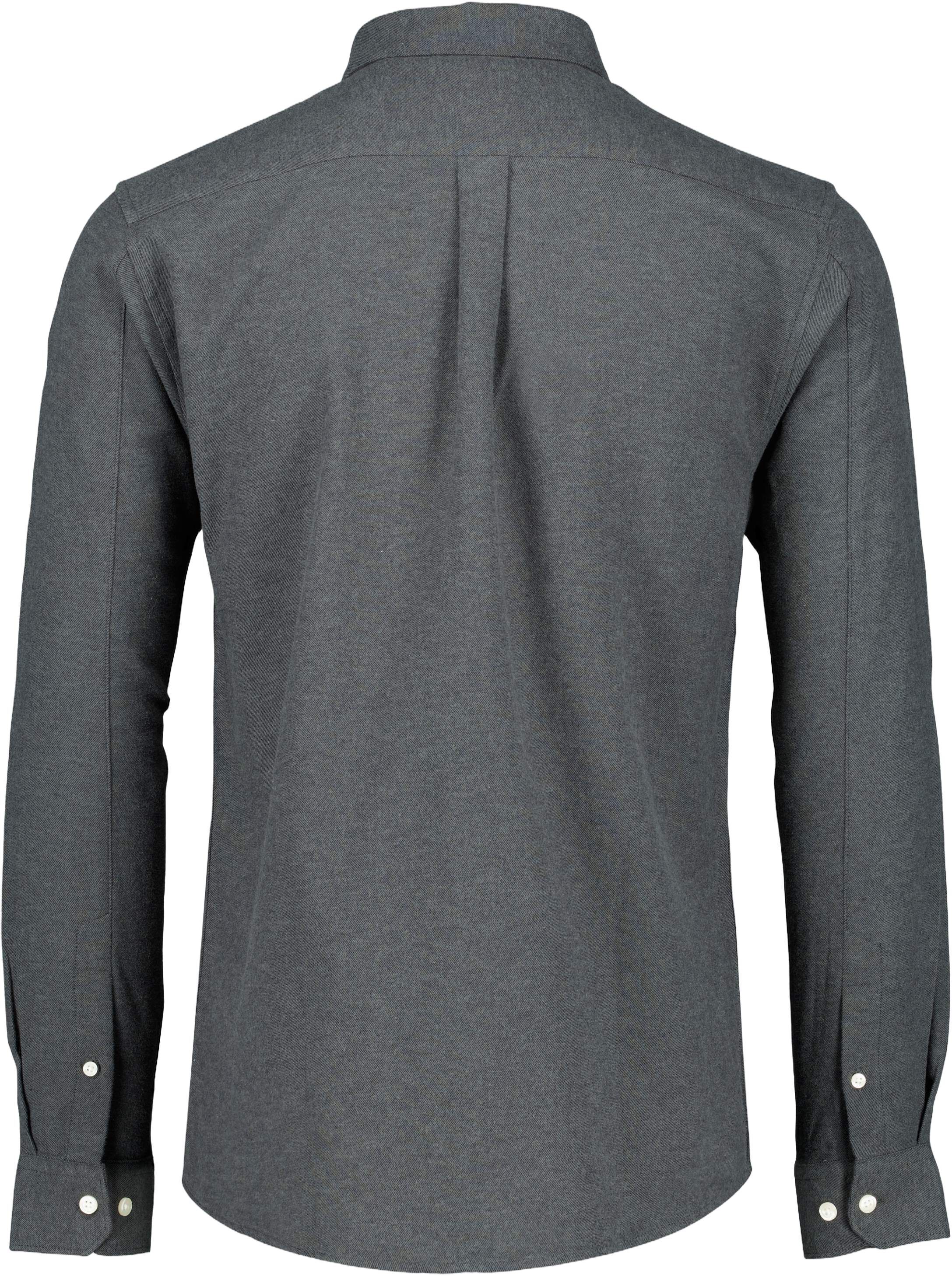 M&eacute;lange brushed shirt L/S
