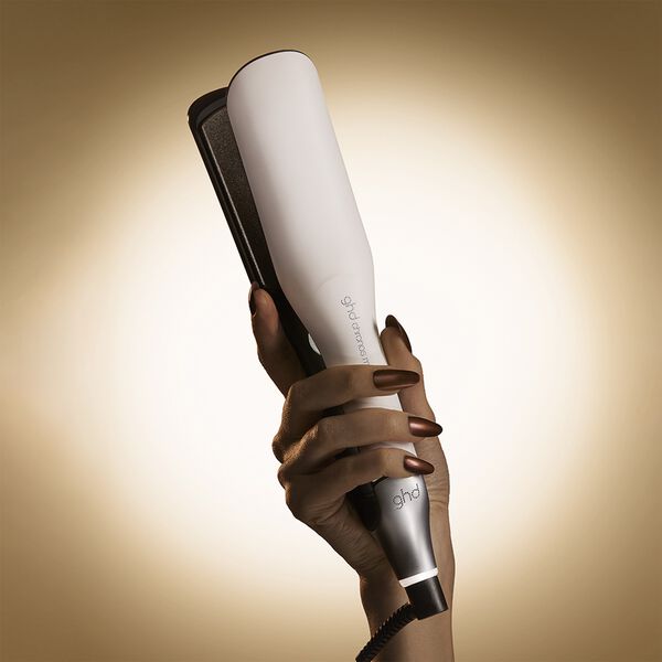ghd Chronos Max - Wide Plate Hair Straightener White