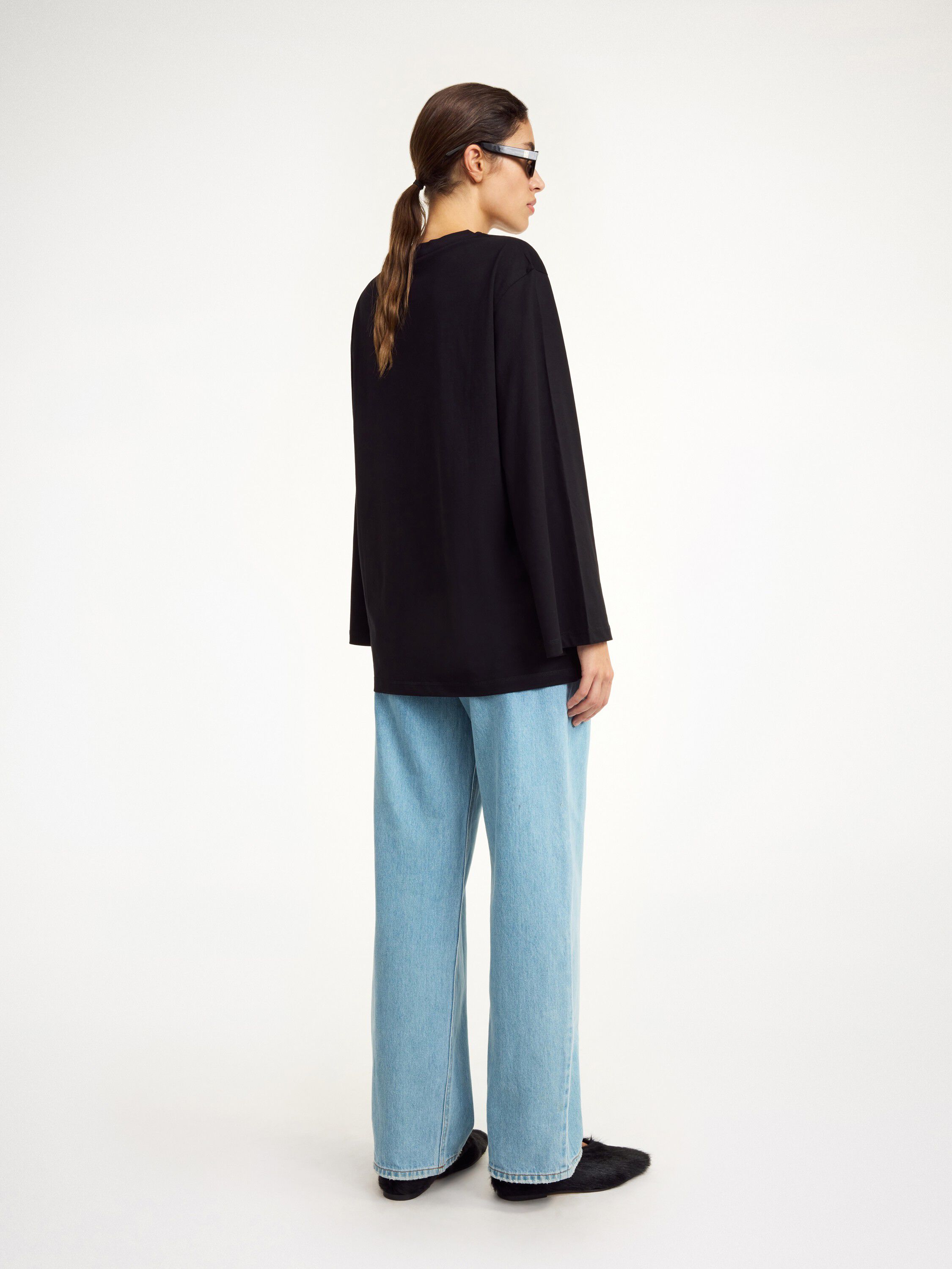 Fayeh lang&aelig;rmet T-shirt