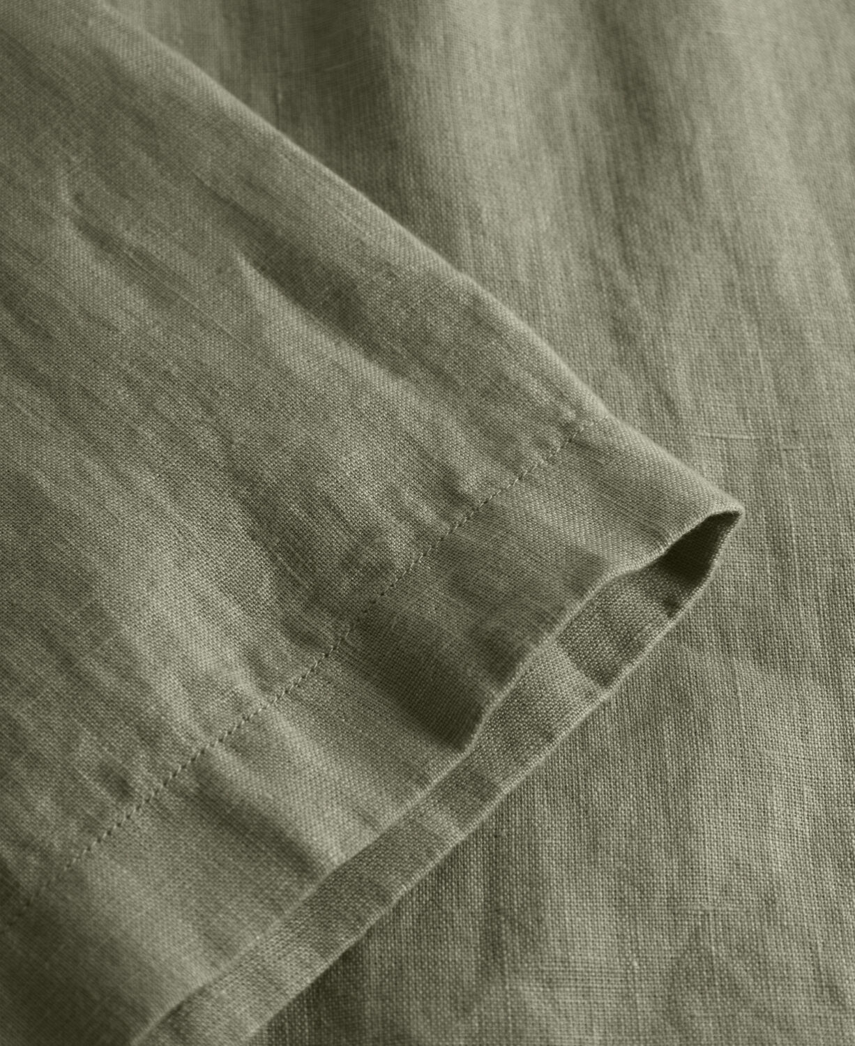 Box fit short sleeved linen shirt GOTS/Vegan