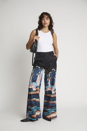 EILEEN Printed Viscose Pants