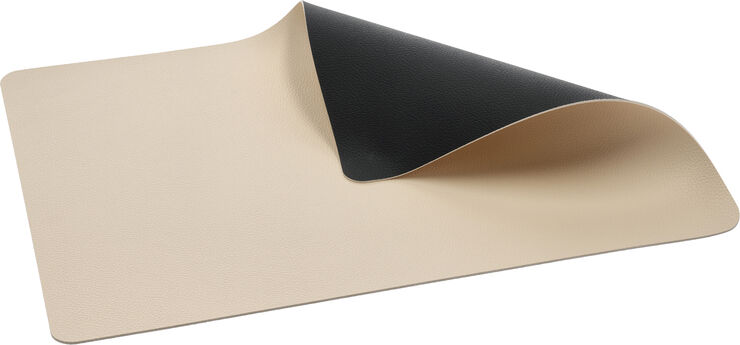 Dækkeserviet 46 x 33 cm 4 stk. Sort/Creme