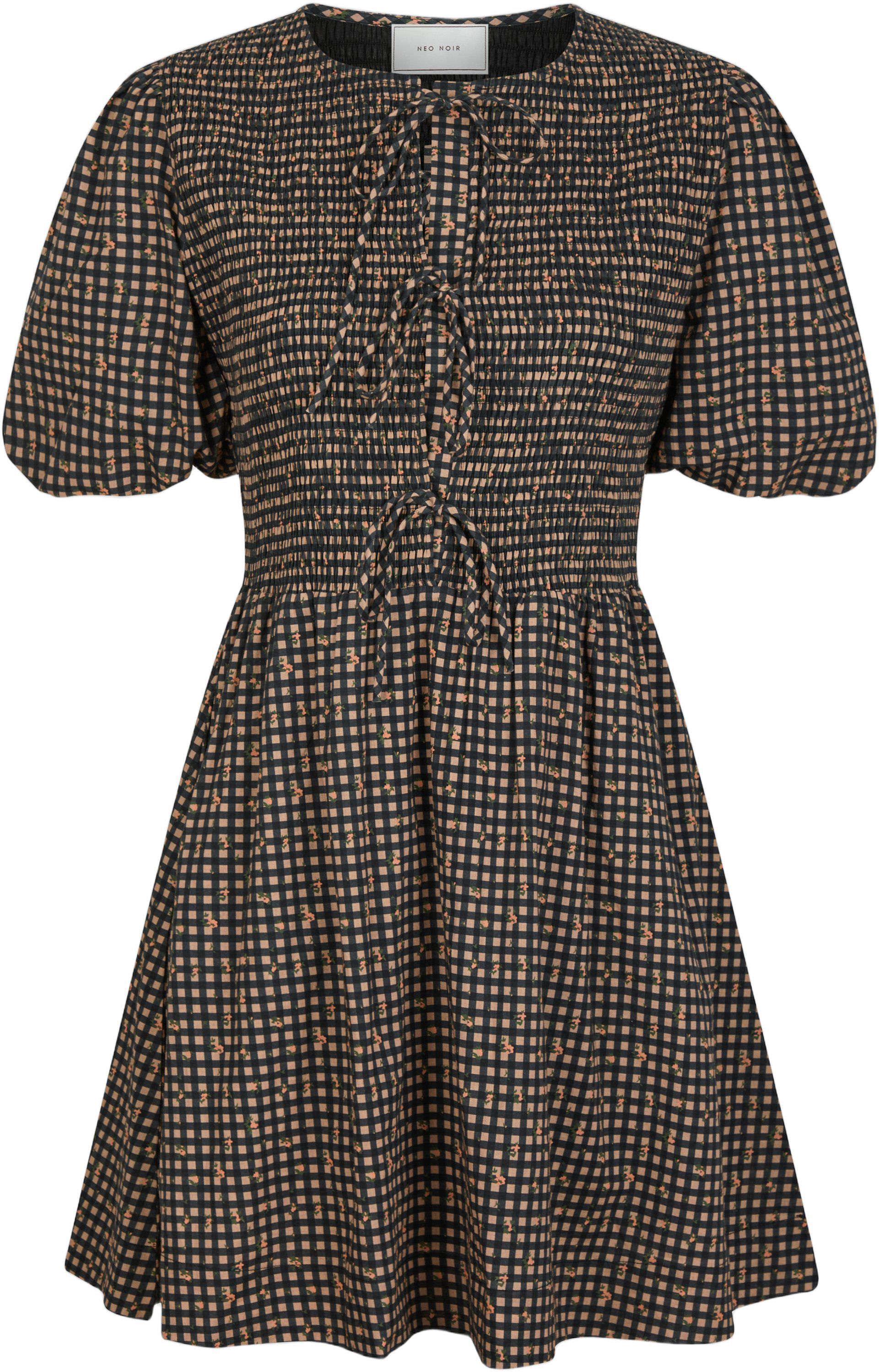 Auda Check Smock Dress