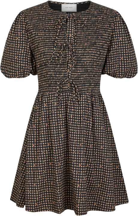 Auda Check Smock Dress
