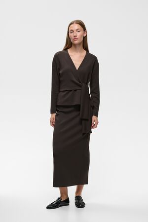 AGGIEIW VINCENT KNOT BLOUSE