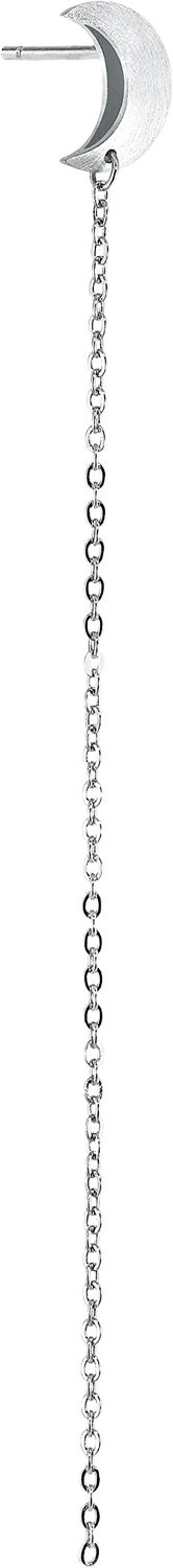 Half Moon Chain Stud