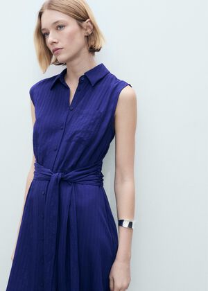 Bow shirt dress