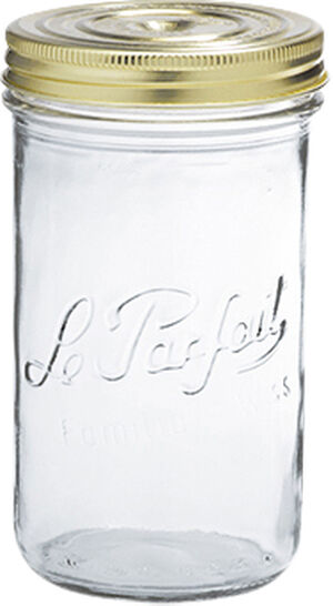 Geleglas 1 liter D 10 cm Glas