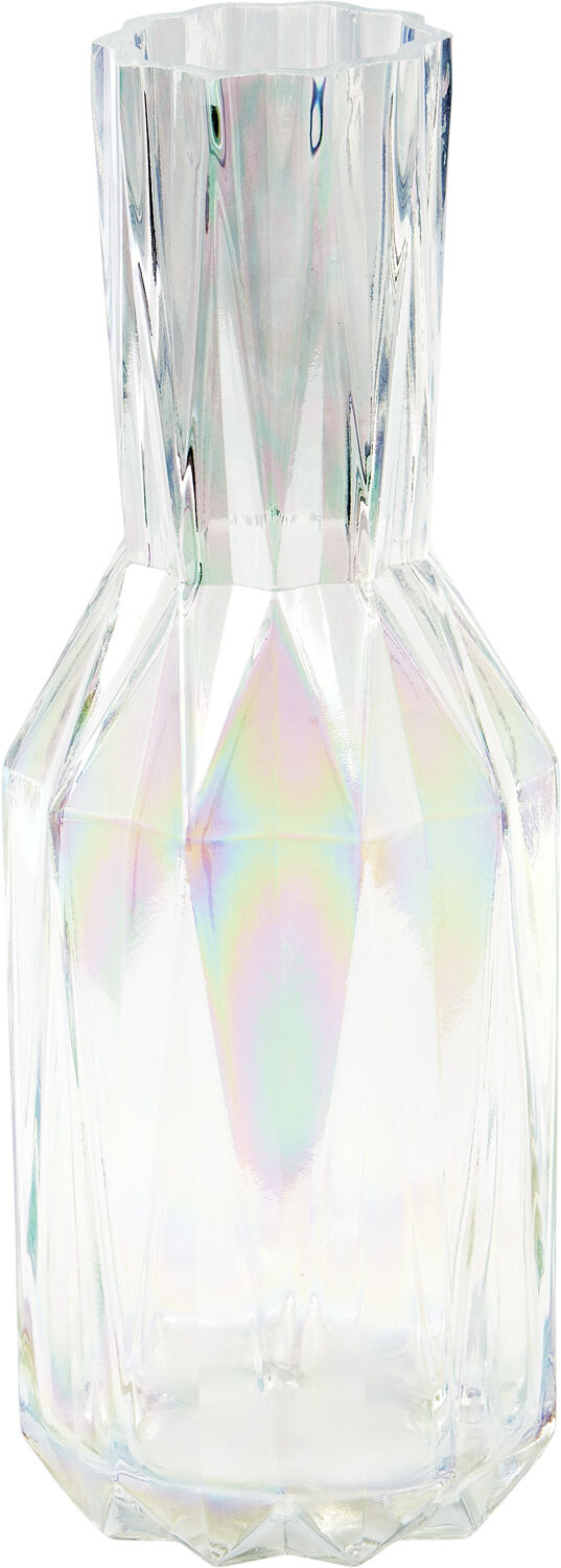 vase folds glass luster L