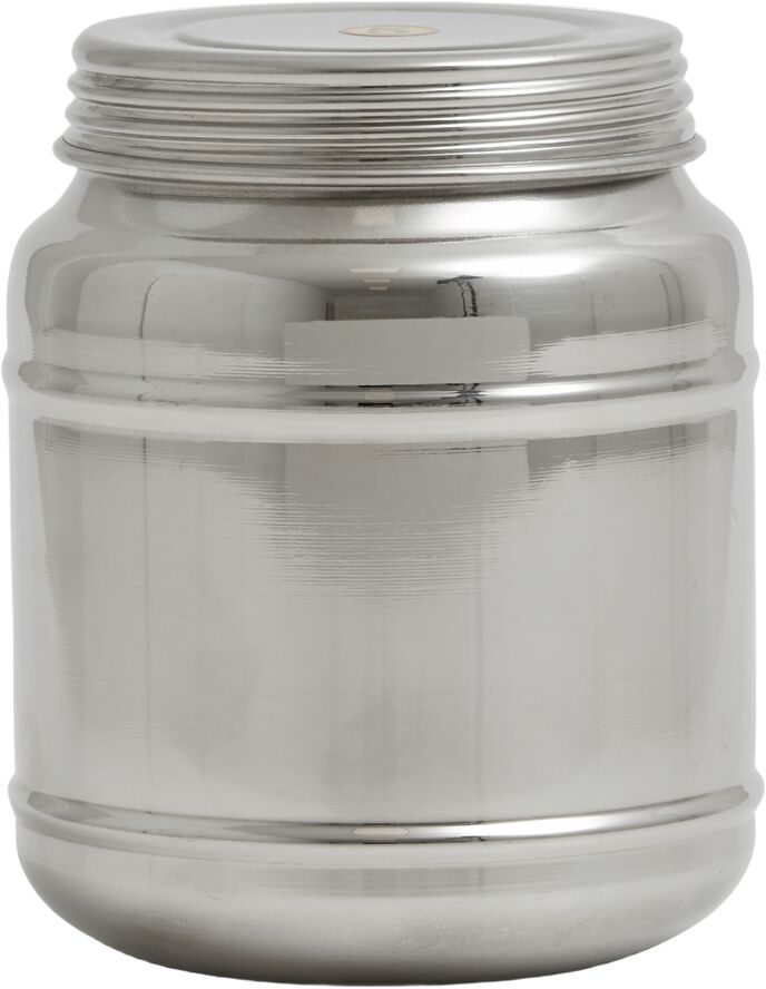 CANI can w/lid, high, M, stainless steel