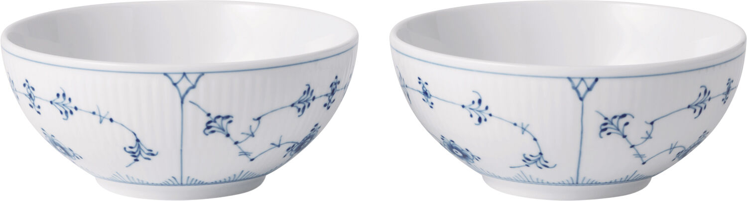 Musselmalet Riflet sk&aring;l 50 cl 2-pak