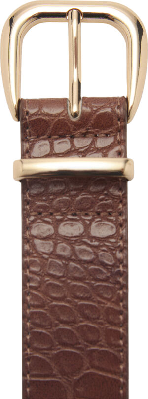 Crocodile-effect belt