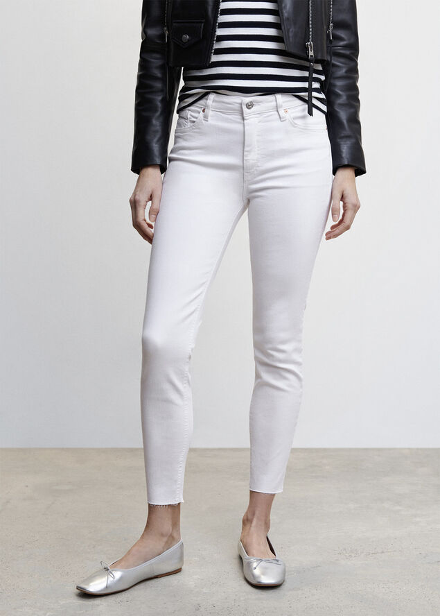 Skinny cropped jeans
