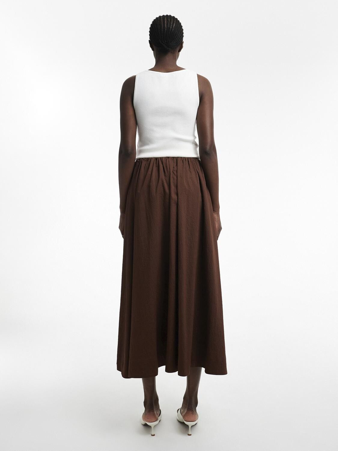 TSLILOU HR FULL MAXI SKIRT WVN