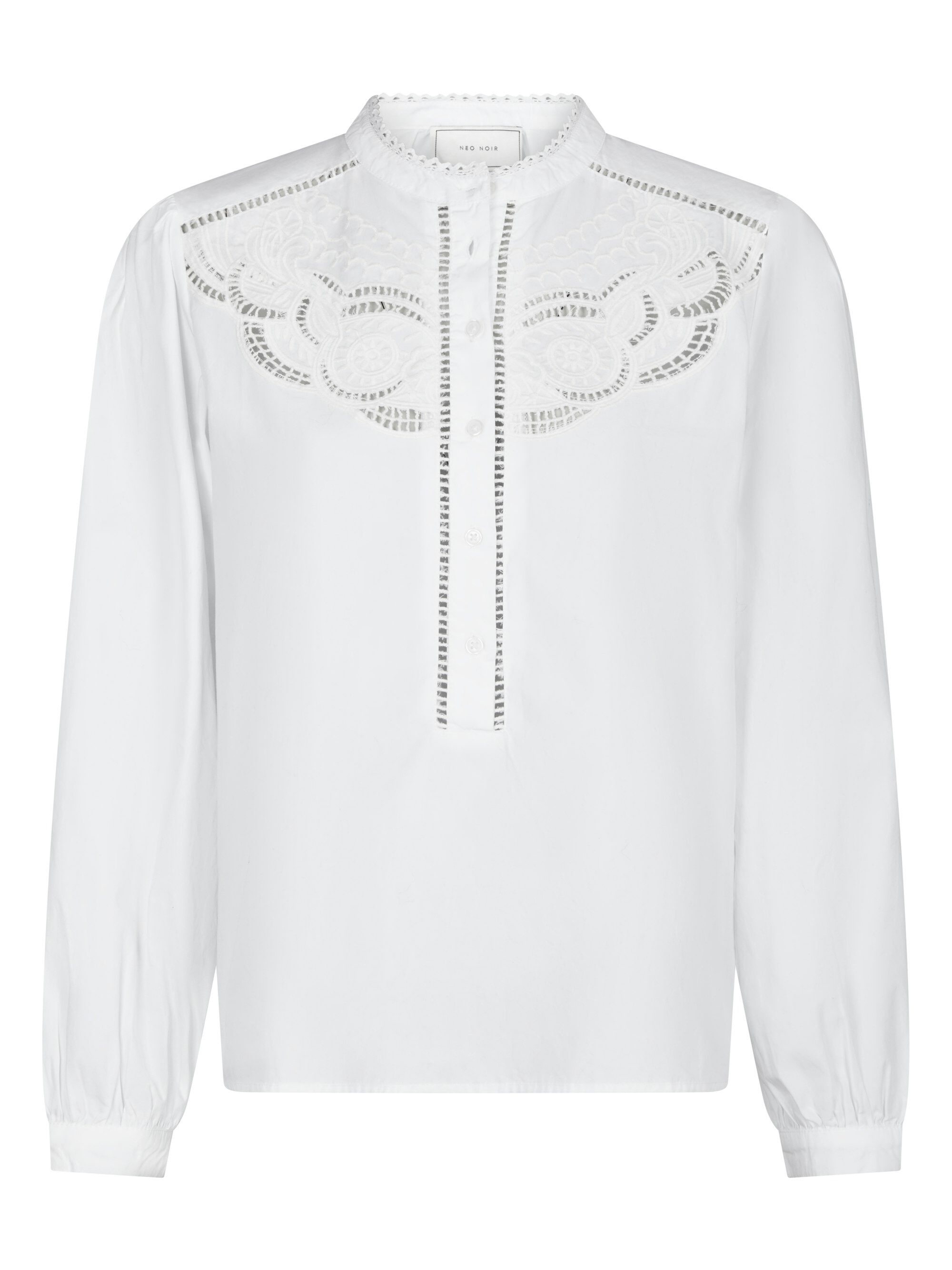 Aneliah C Poplin Emb Blouse