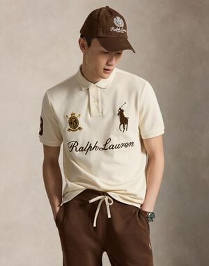 Classic Fit Big Pony Mesh Polo Shirt