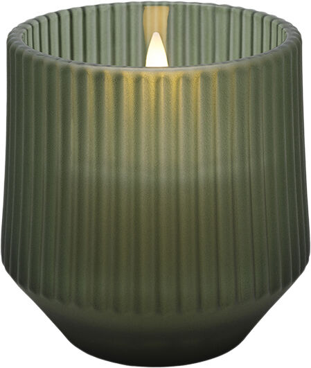 Scented wax glass candle, Serenity, Green, 8,5x9,5 cm *