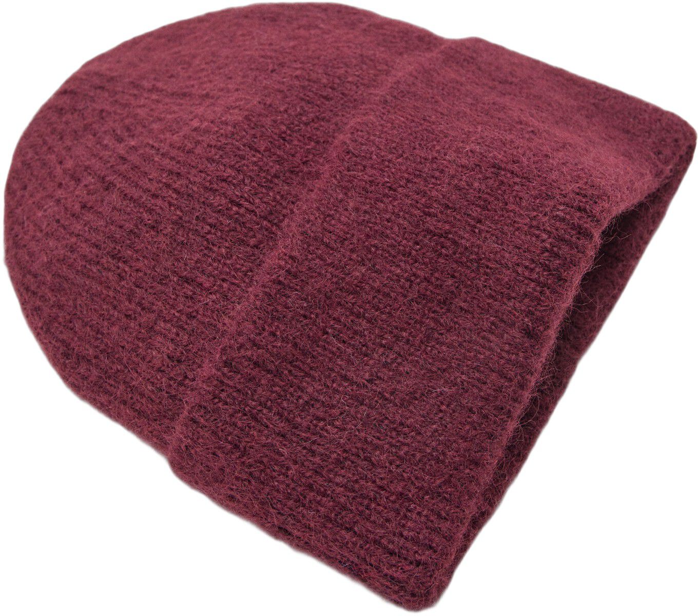 Rib-knit cap
