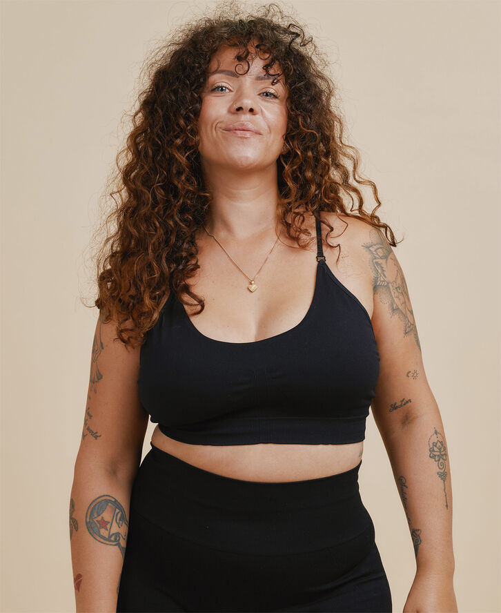 Soft Seamless bra - Nero