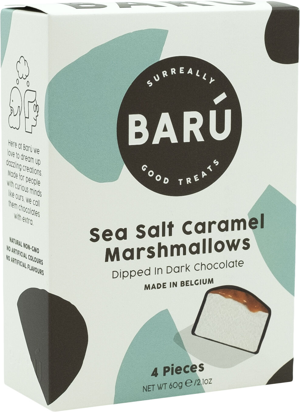 Dark chocolate marshmallows 60 gr