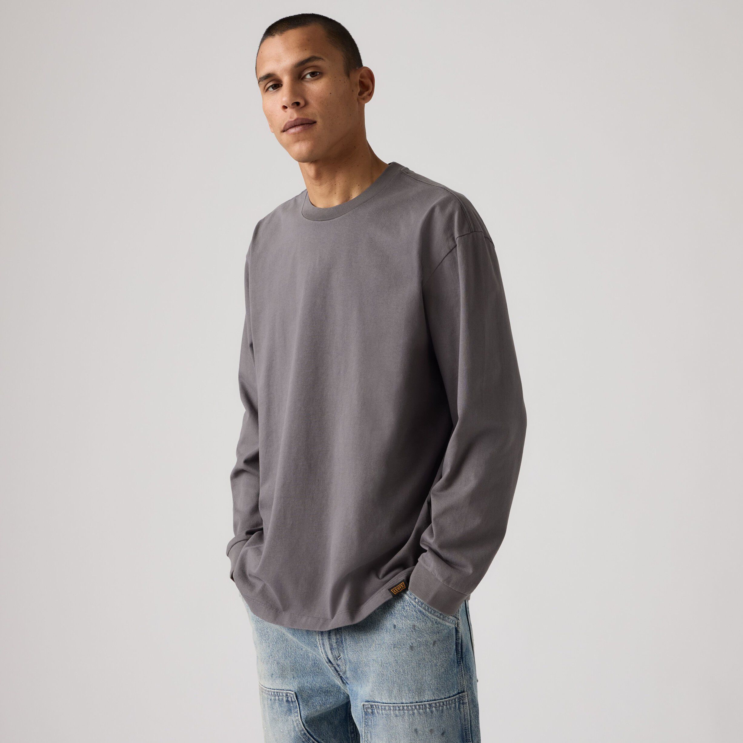 LS WORKWEAR TEE VOLCANIC GLASS