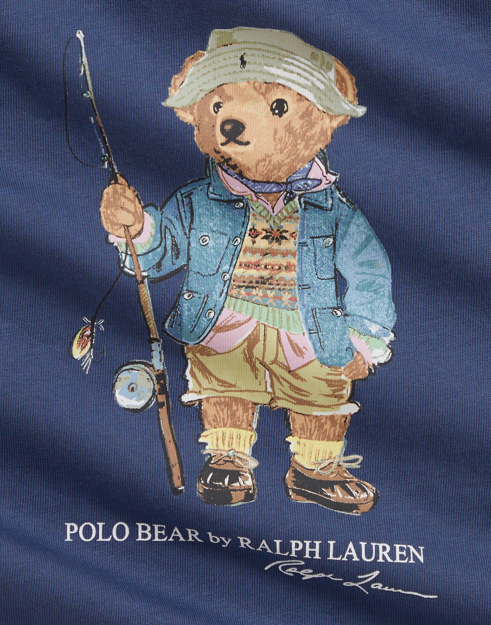 Polo Bear Cotton Jersey Shortall
