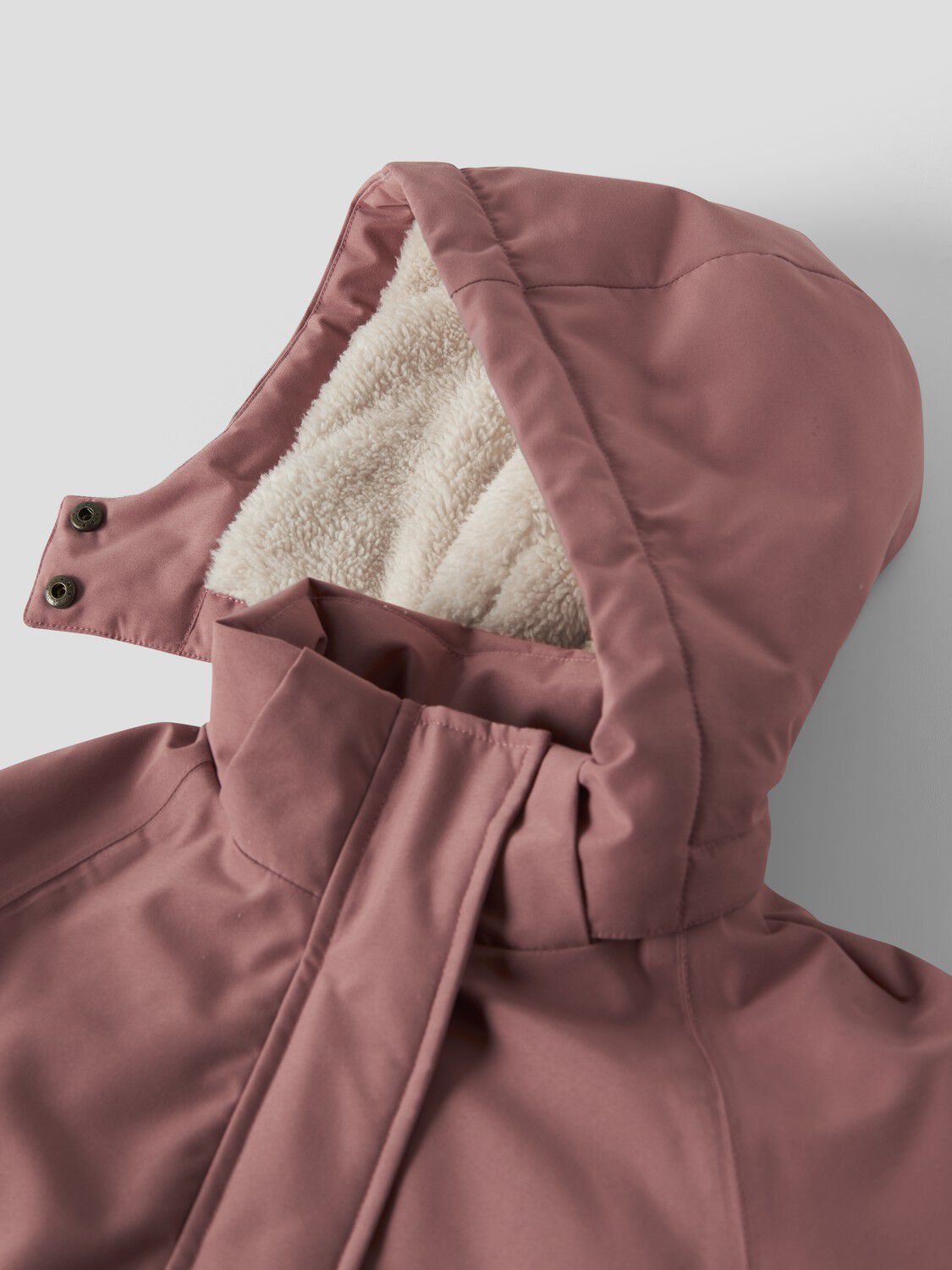 NMFLASNOW05 JKT SOLID FO LIL