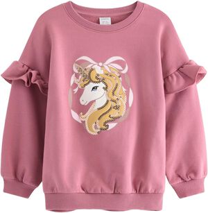 sweater frill unicorn