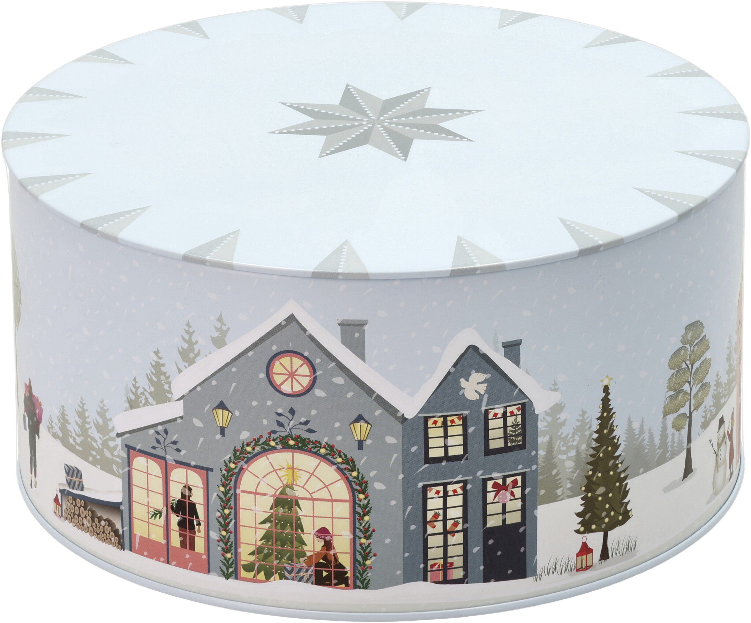 Kaged&aring;ses&aelig;t Vinter 22x12/20x10 cm Crystal Rose/Ice Blue