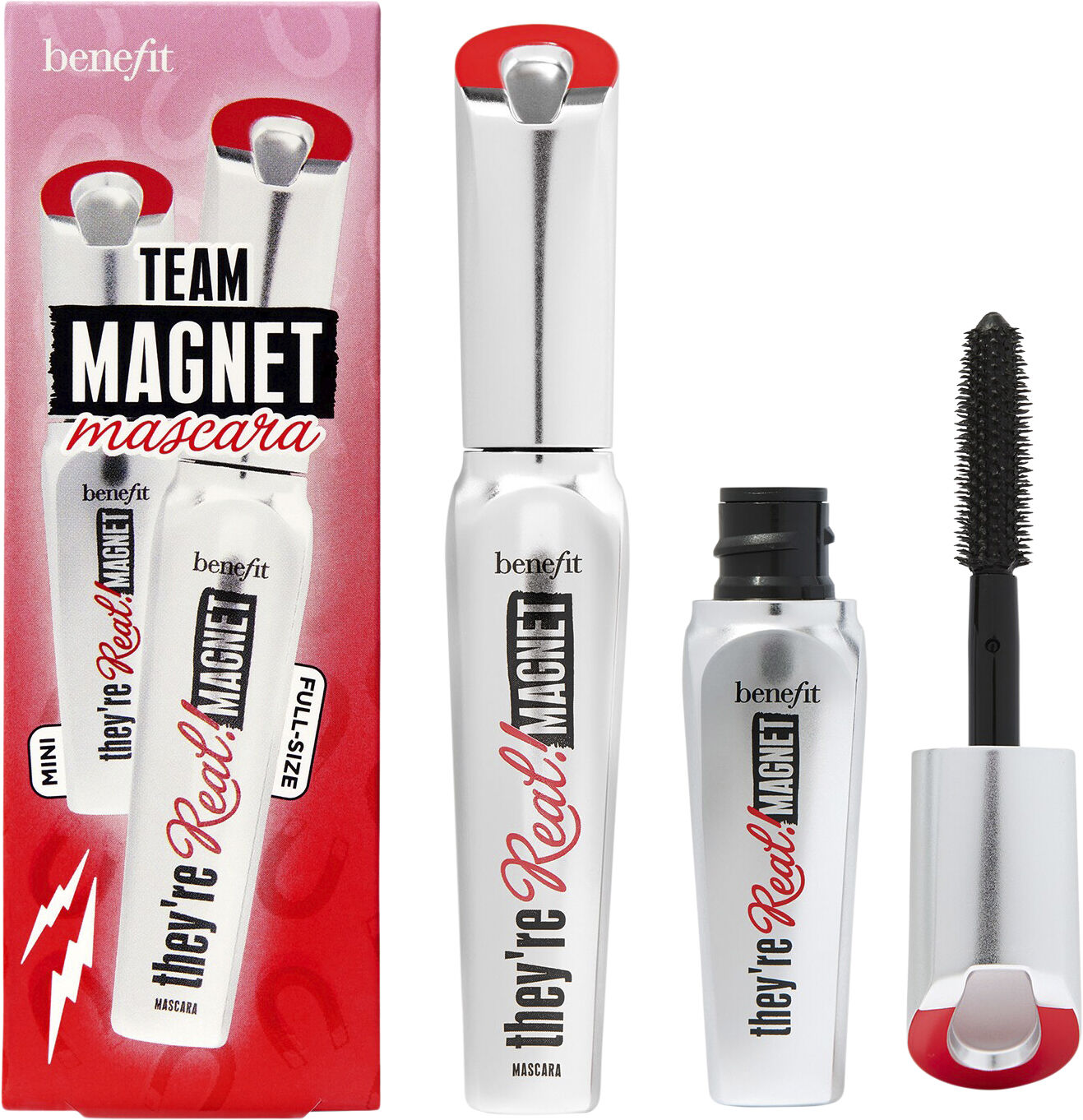Team Magnet forl&aelig;ngende mascara s&aelig;t - Full-size & mini Theyre Real! Ma