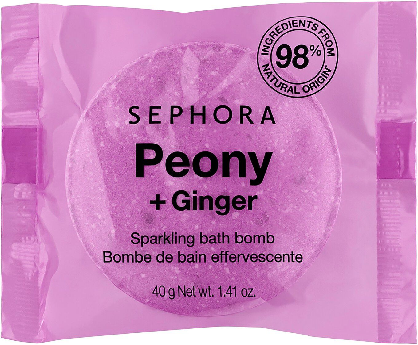 Brusende badebombe - Farver og parfumerer badet