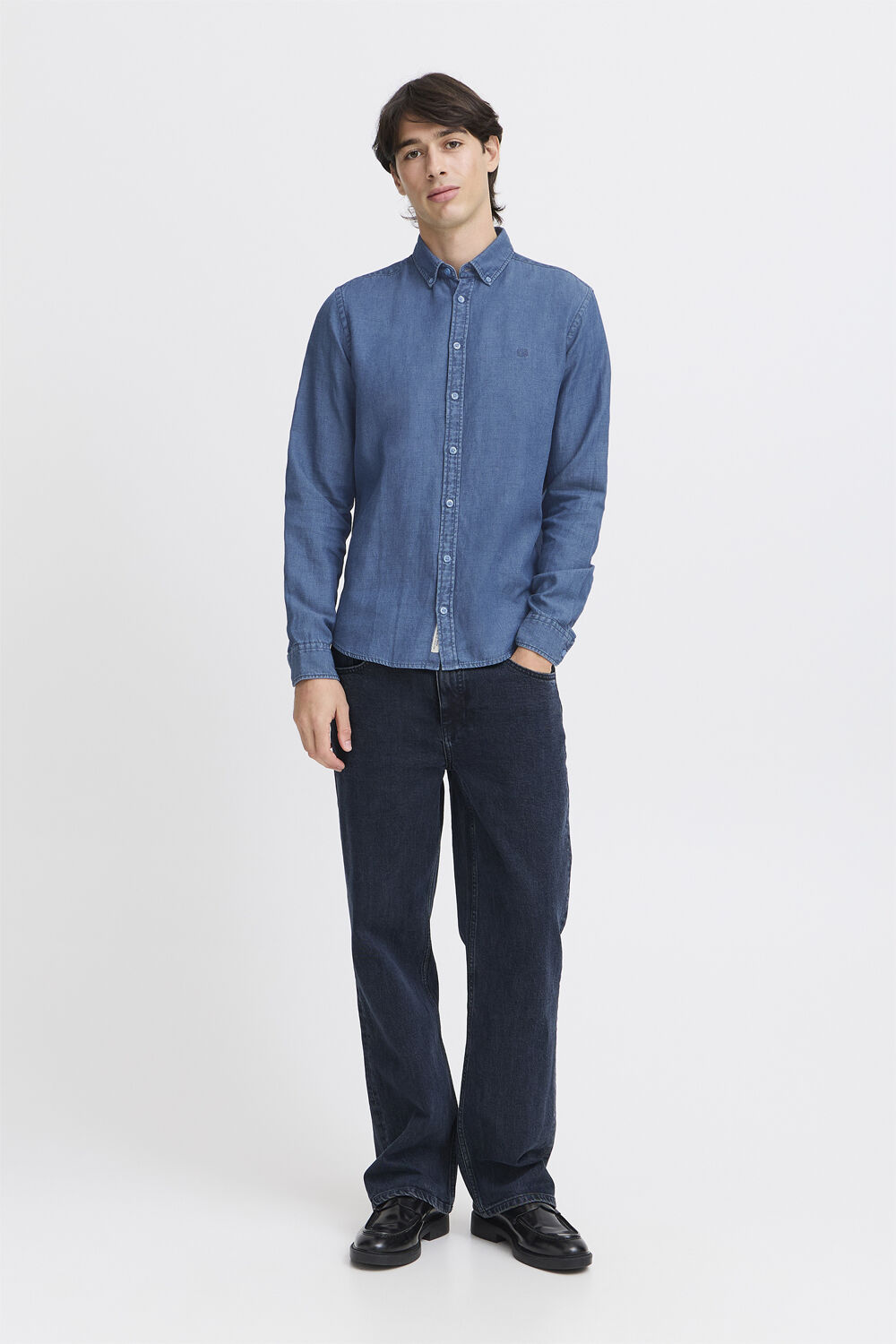 CFHAMILTON LS BD linen mix shirt