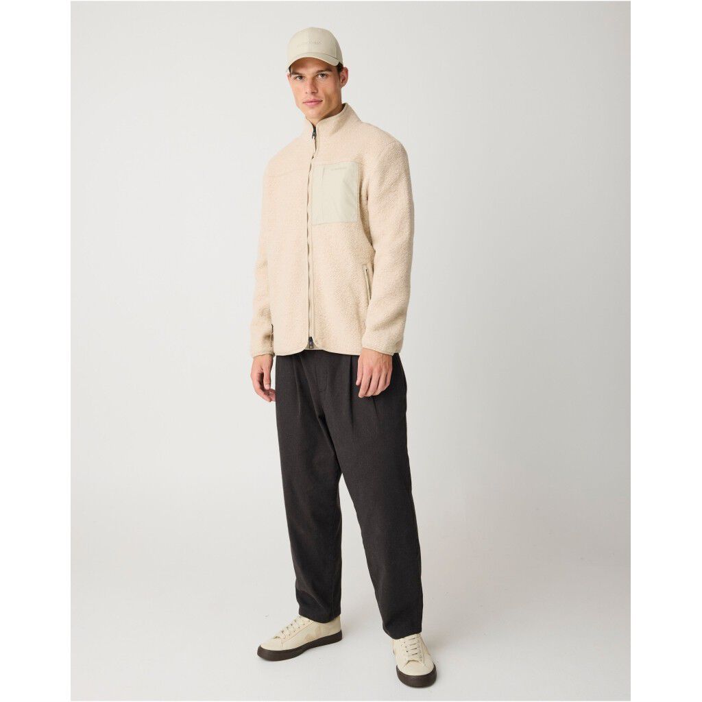 Wool fleece full zip