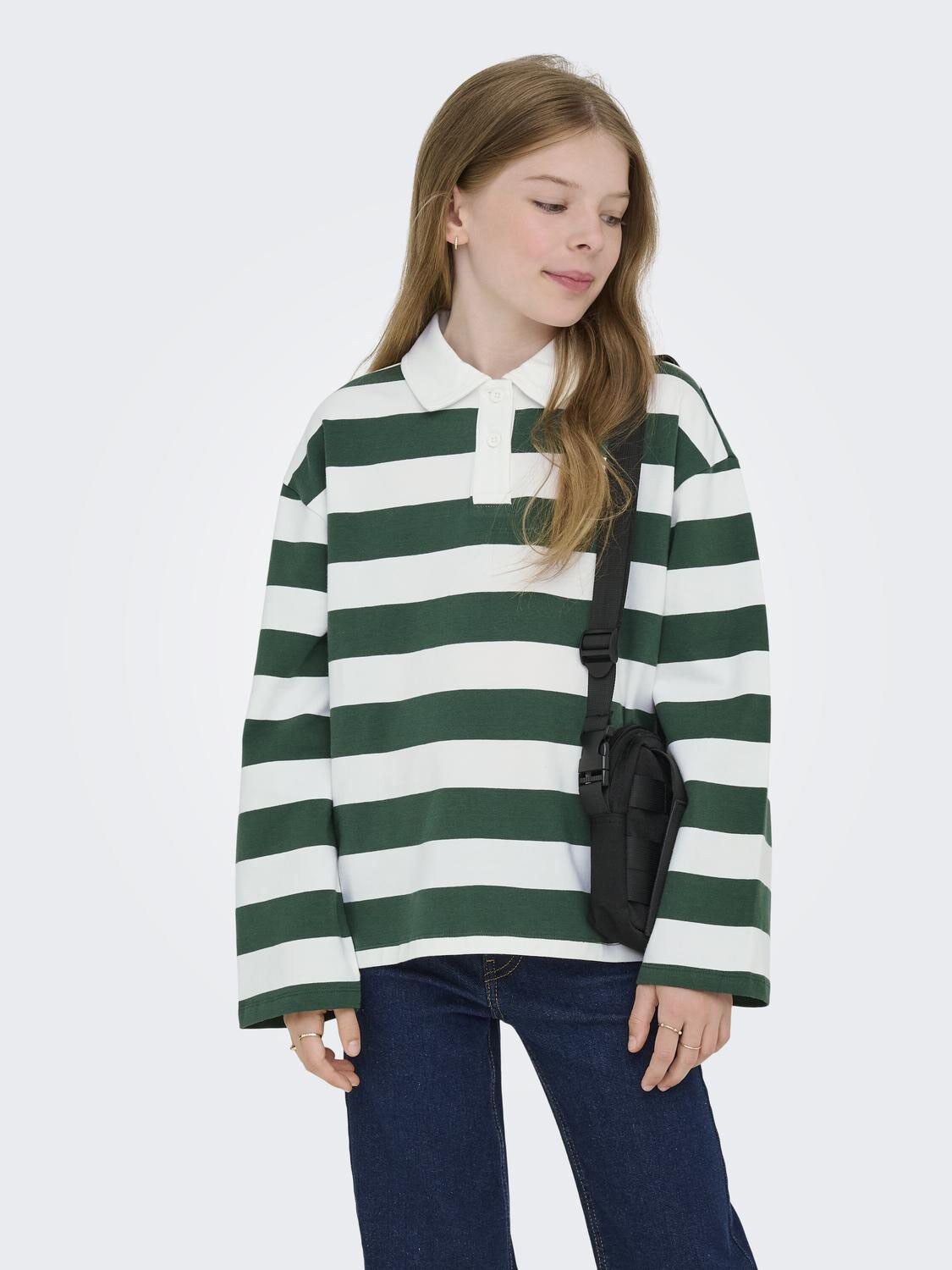 KOGRUBY LIFE L/S BOXY POLO SHIRT JR