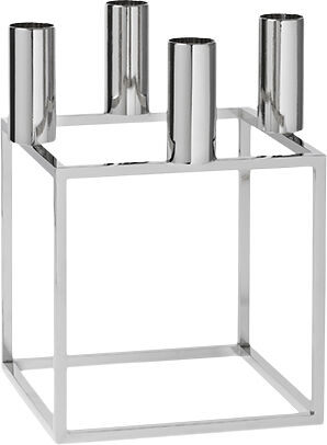 Kubus 4, Candle Holder, Nickel-Plat