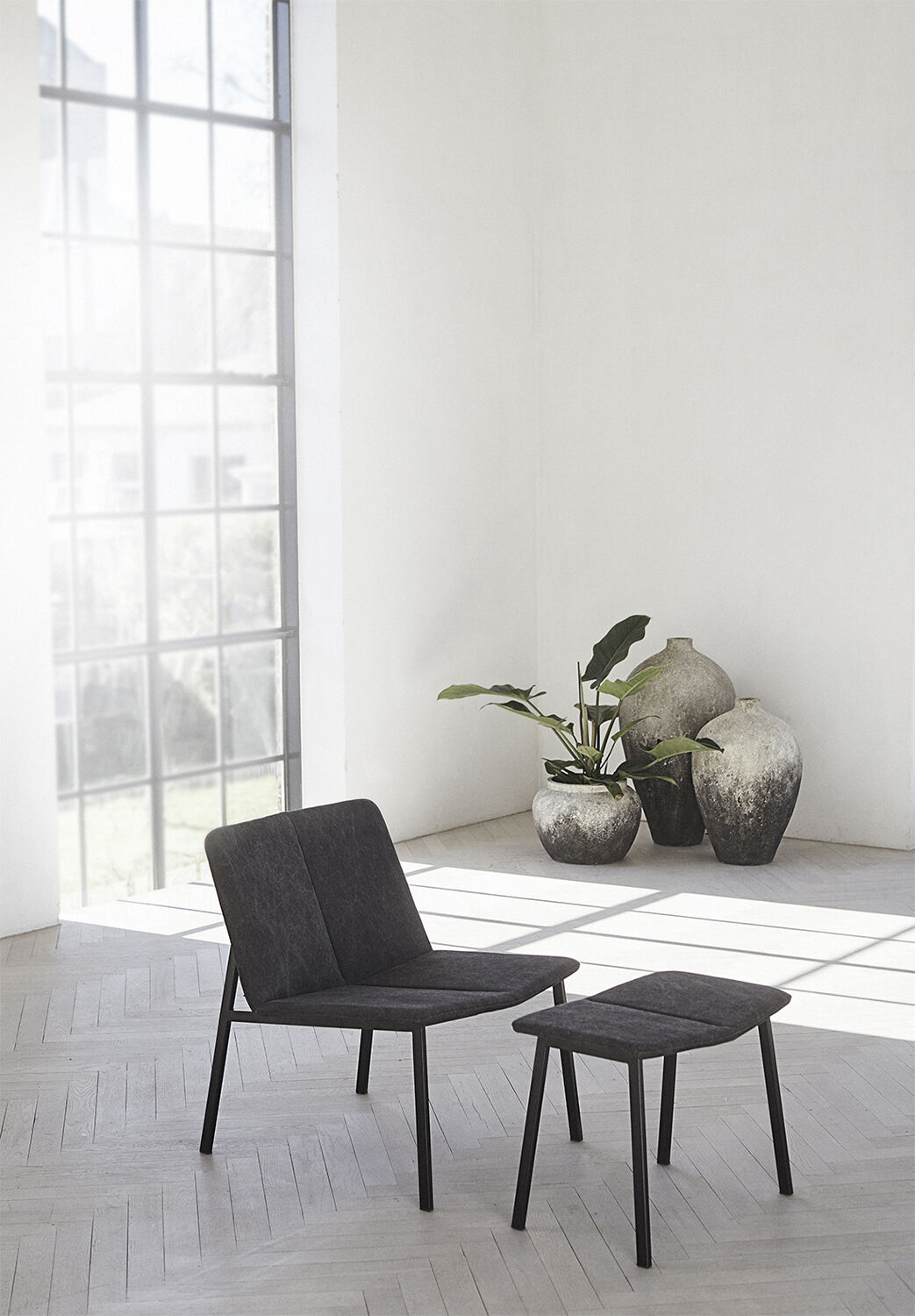 Loungestol Chamfer Anthracite , lou