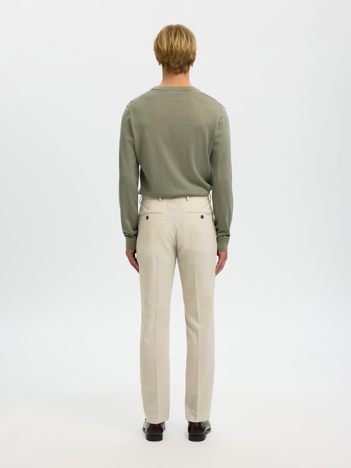 SLHSLIM-OASIS LINEN TRS NOOS