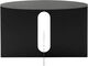 Androgyne Side Table, H38, Steel Base, Black