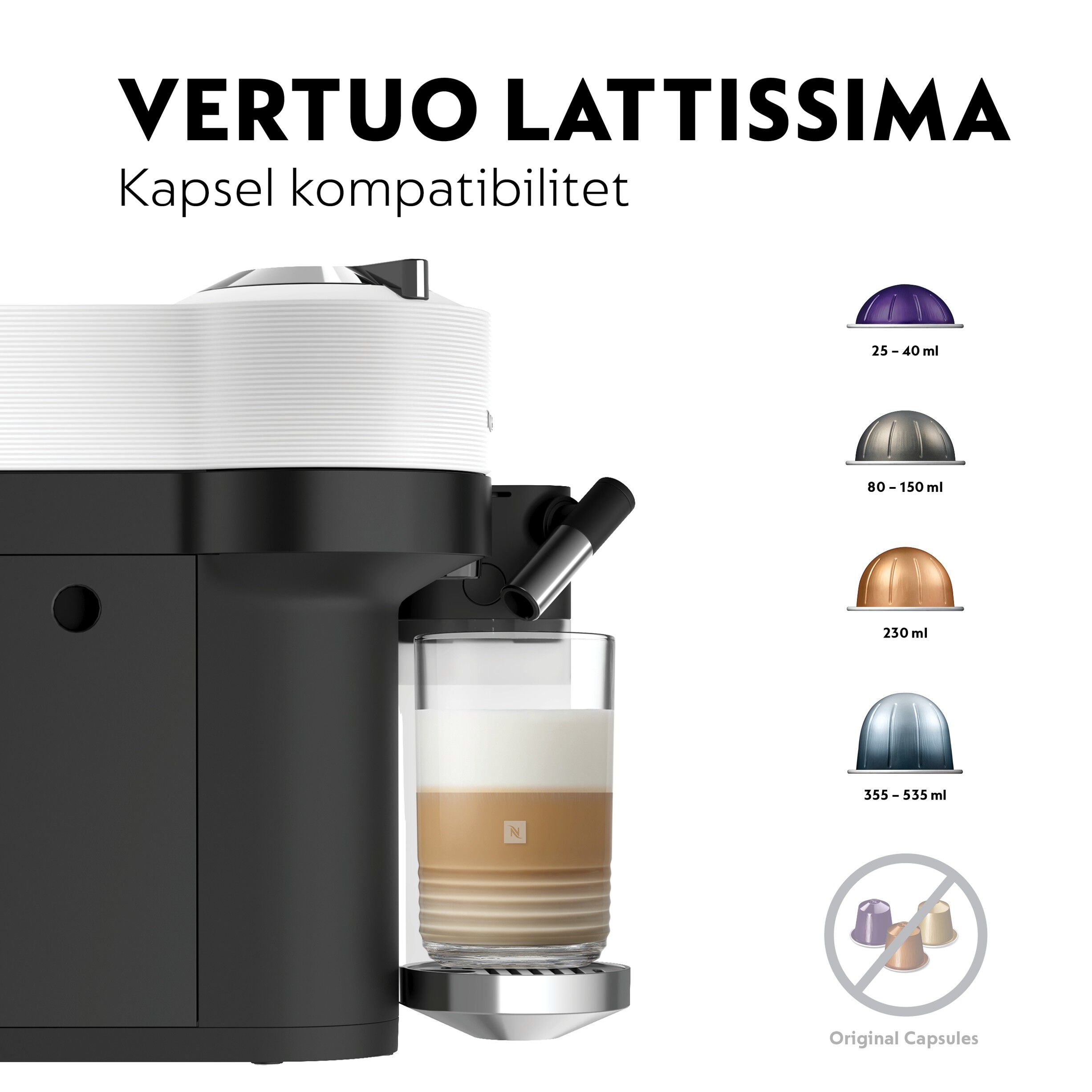 Vertuo Lattissima White