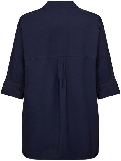 Curvy WA-NOVA 5 Skjorte Navy bl&aring;