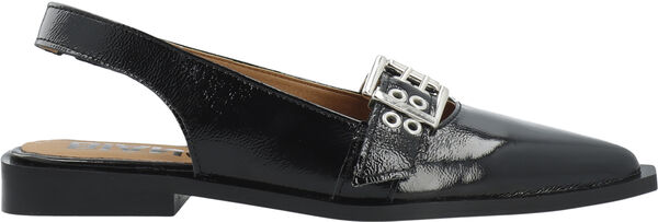 BIAVICTORIA Single Buckle Slingback Leather