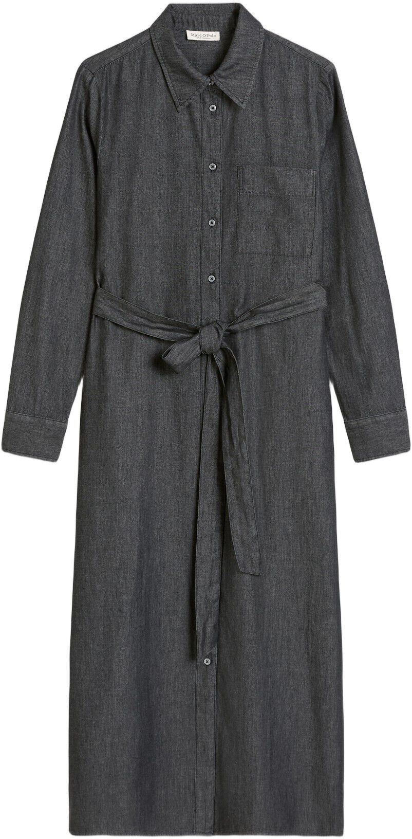 Dress, midi length, kent collar, bu